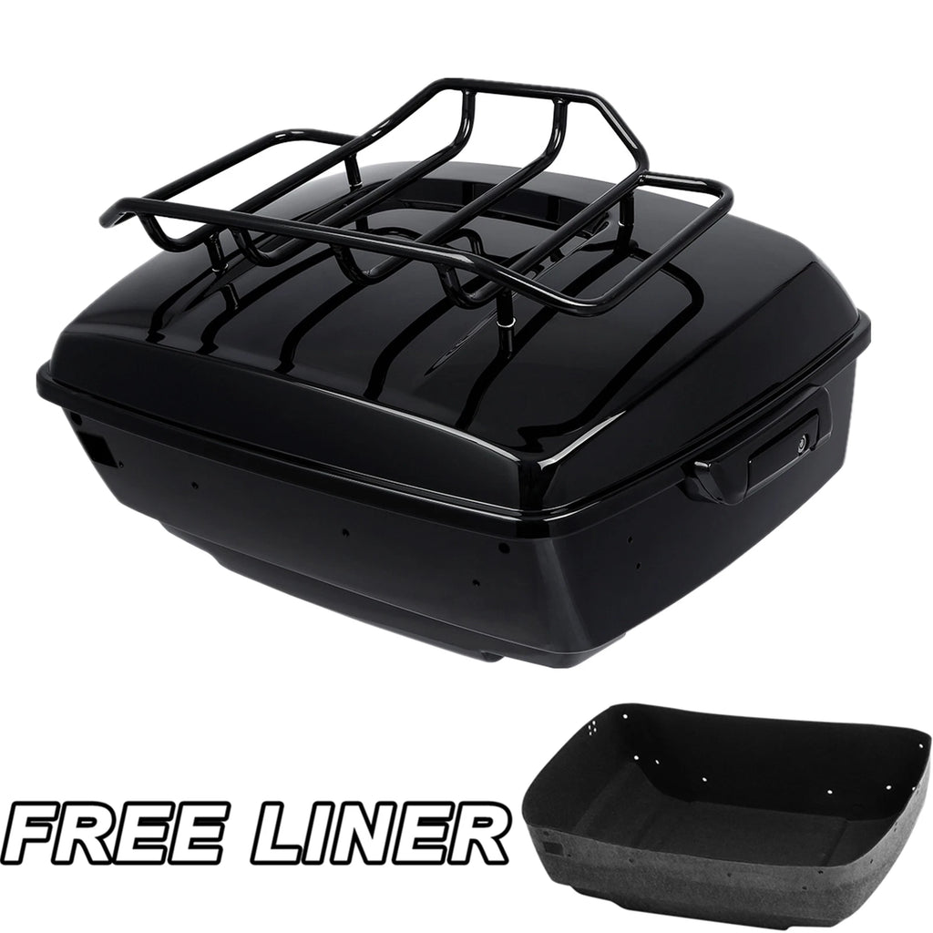 Trunk Top Luggage Rack for Harley Road Glide (2014–Present) Black