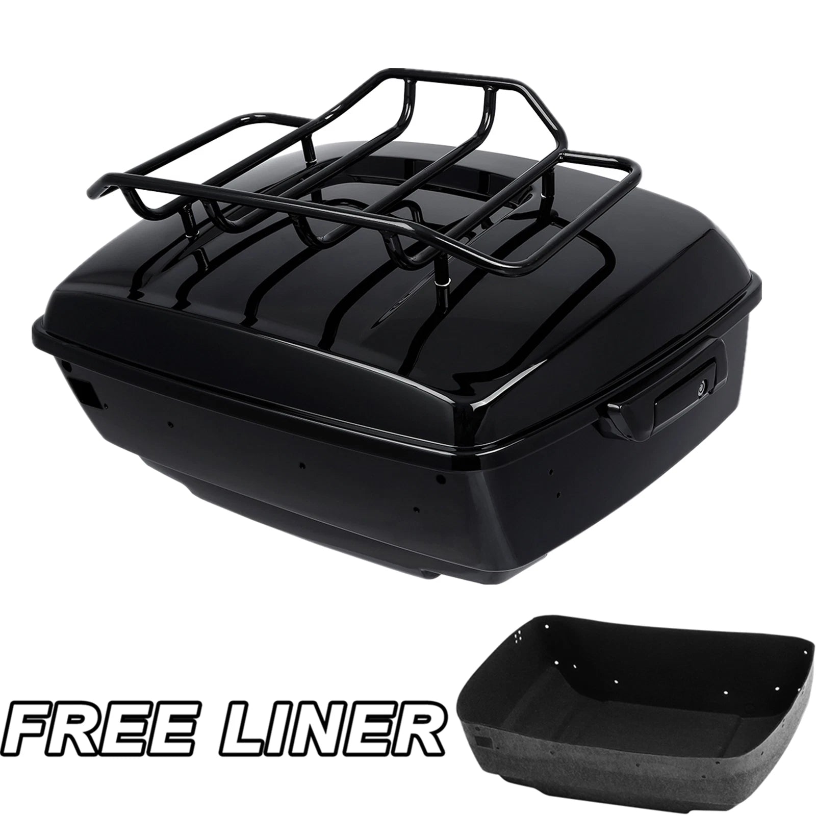 Trunk Top Luggage Rack for Harley Road Glide (2014–Present) Black