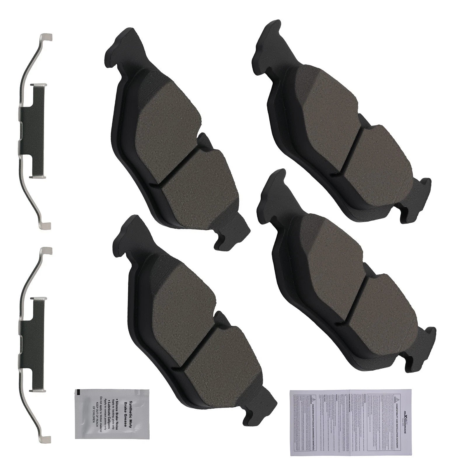 Rear Ceramic Brake Pads Kit for BMW 128i 320i 323i 325i 325xi 328i (2008–2013)
