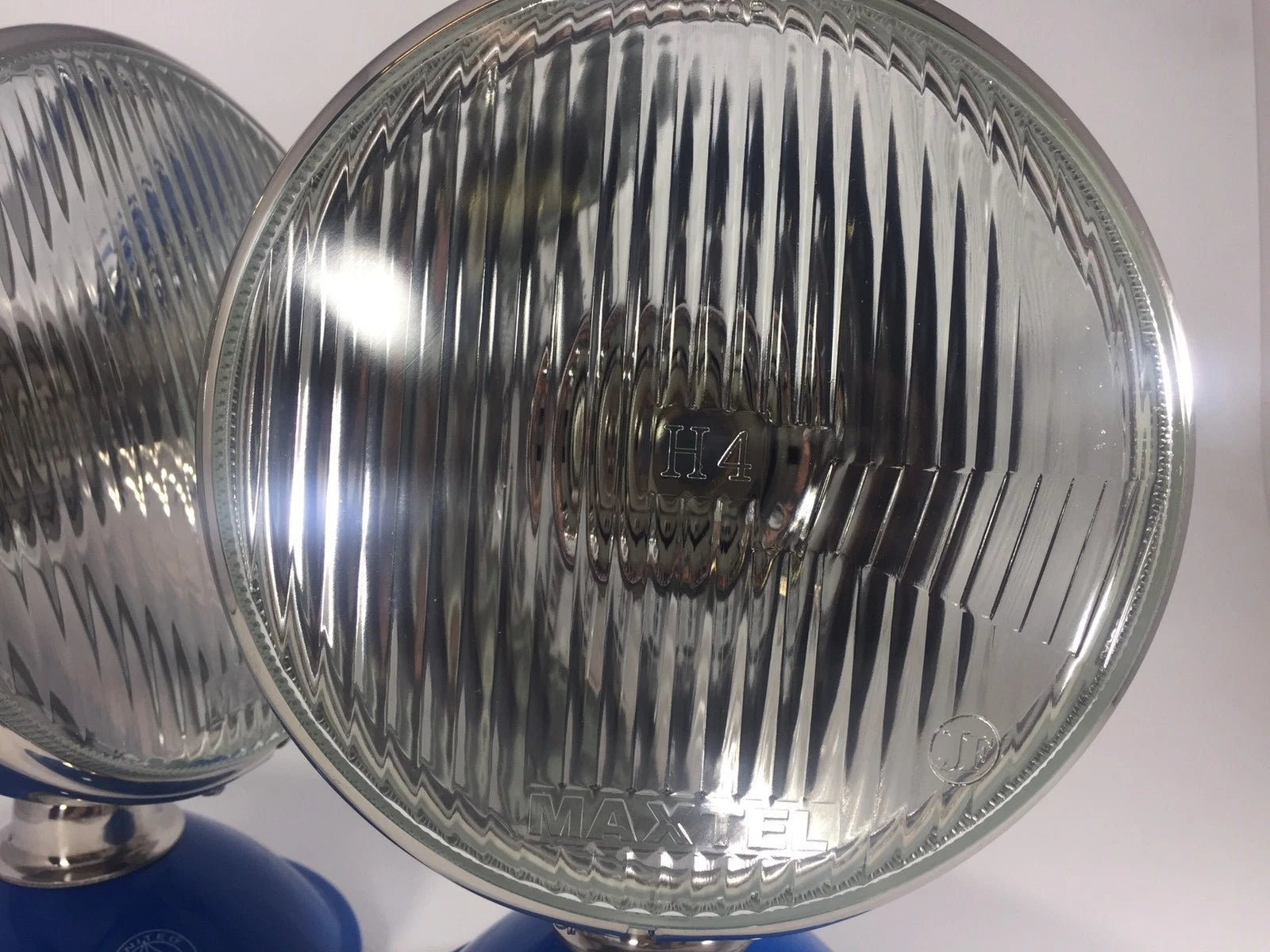 7 Inch Stainless Headlight Lamp Bucket Assembly Flat H4 for Pair Dietz (1950–1960)