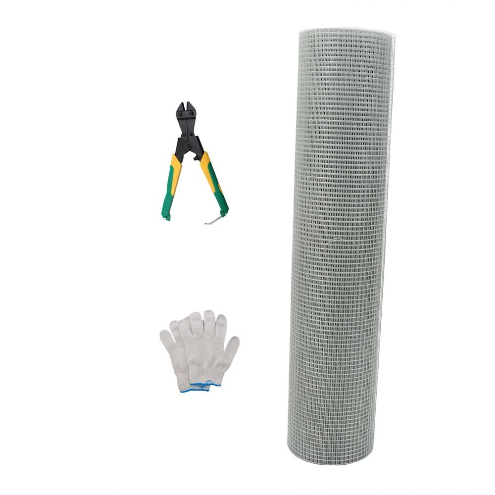 Set of 4 Welded Wire Mesh Fencing for Poultry, Chicken, Garden (48" x 100FT)