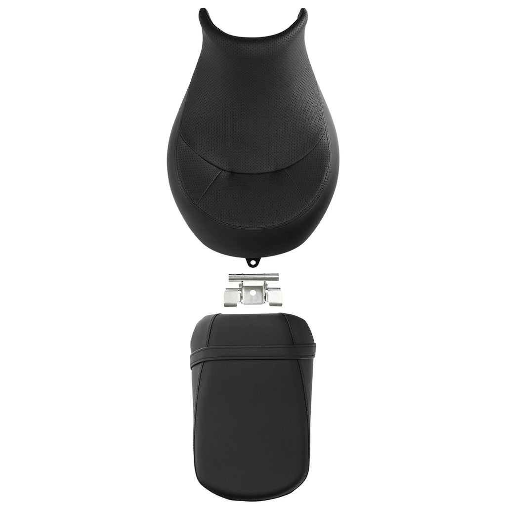 Black Driver & Passenger Seats for Kawasaki Vulcan S 650 (2015–2025)