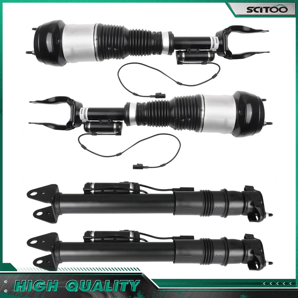 4X Air Suspension Struts w/ADS for Mercedes W166 ML350, X166 GL450 (2012–2019)
