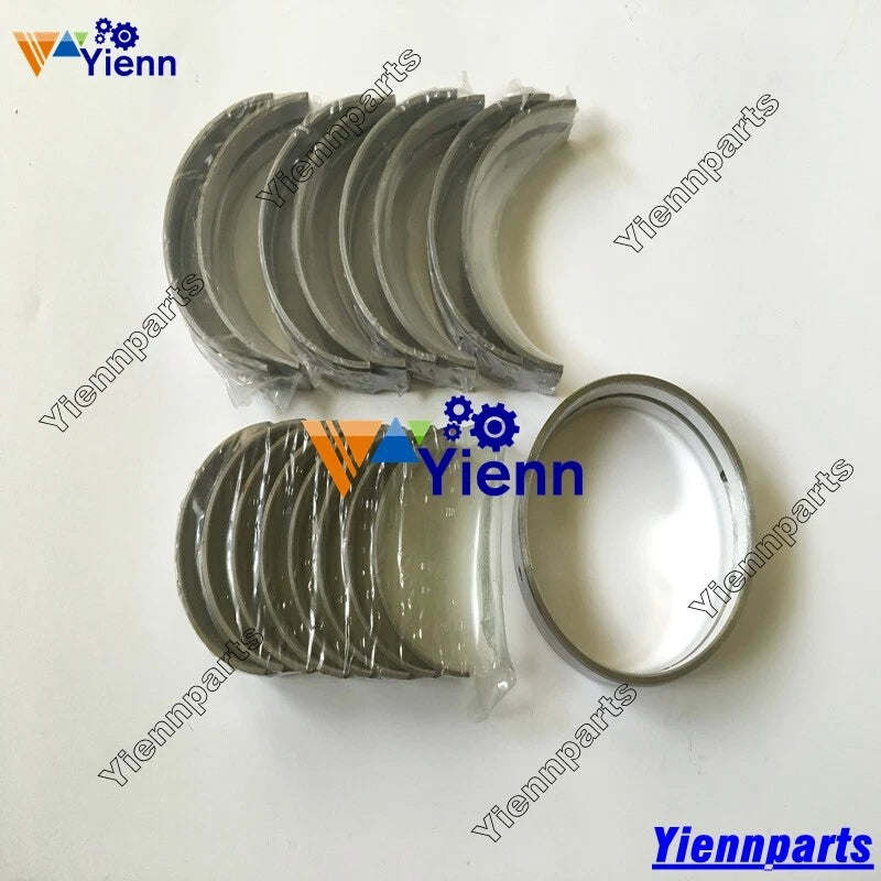 Set of 4 Crankshaft Main Rod Bearings for Kubota L454 L2402