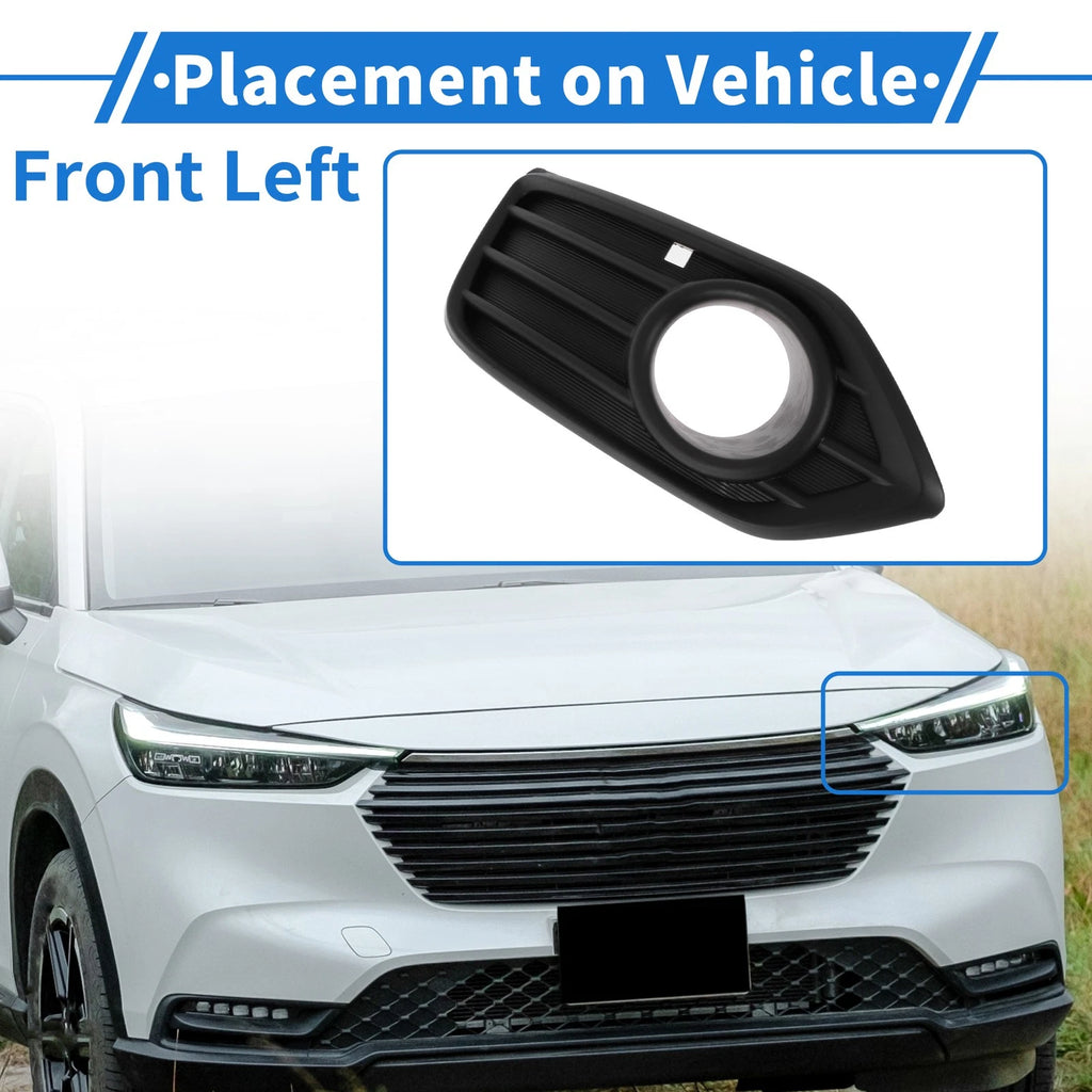 Front Left Fog Light Grill No. 71106T7MH00 for Honda HR-V (2019–2022)