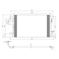 Replacement Aluminum A/C Condenser w/Receiver/Drier w/Compressor Code DCC