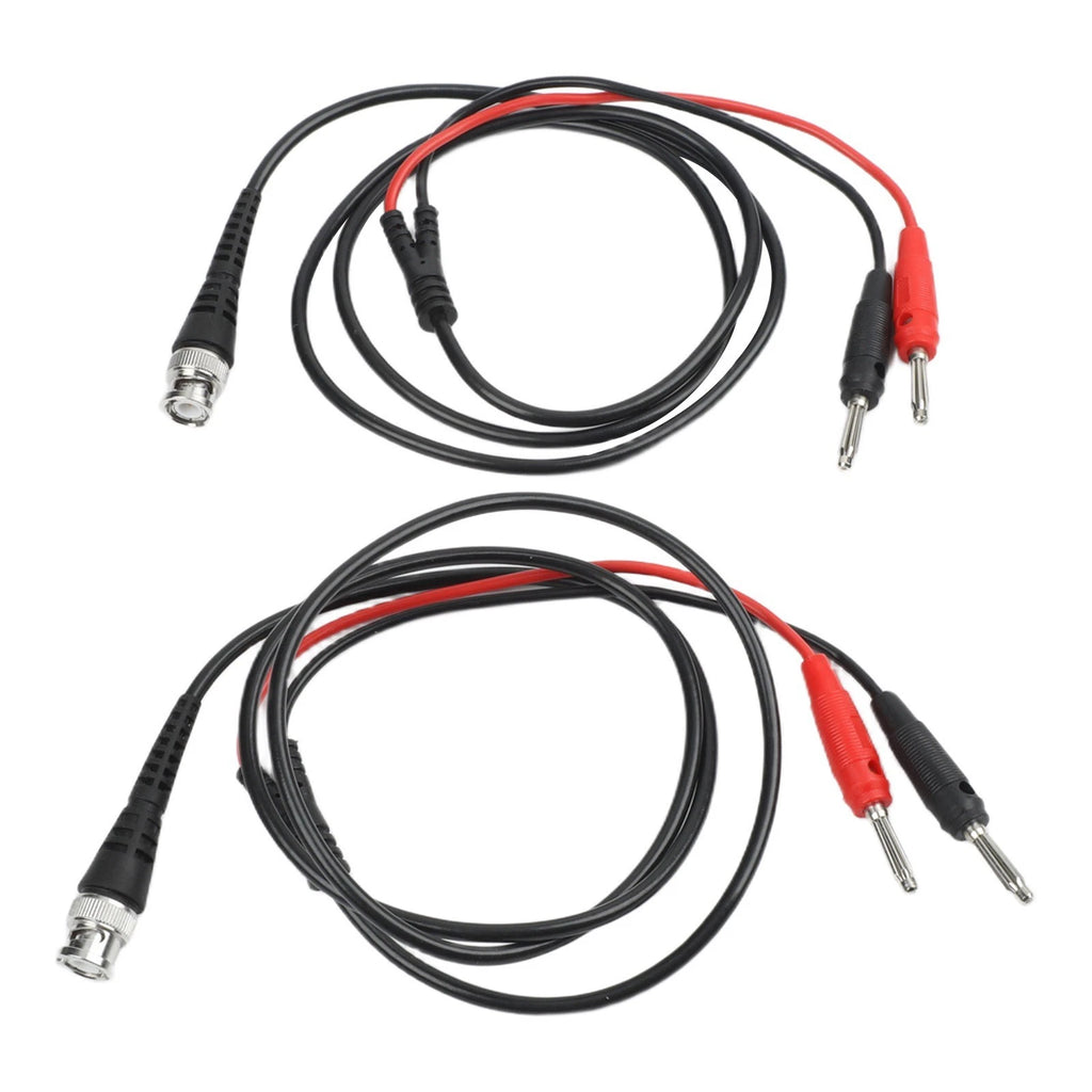 Dual Banana Connector BNC Test Leads 120cm for Oscilloscope (N/A)