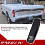 Smoked Red LED Tail Light Lamps for Ford E150 F150 250 350 Bronco (1974–1991)