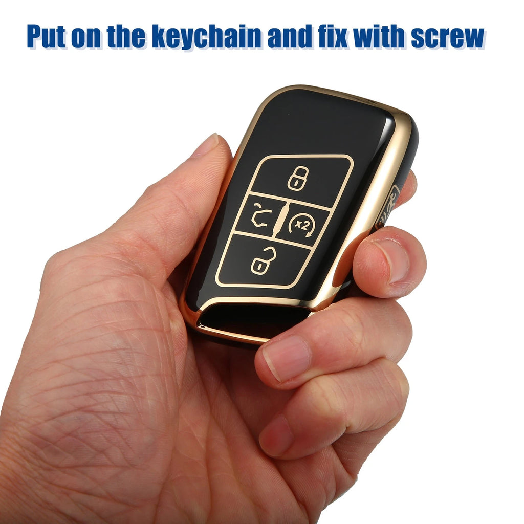 TPU Keyless Entry Remote Cover for Volkswagen Jetta (2018–2023) Black