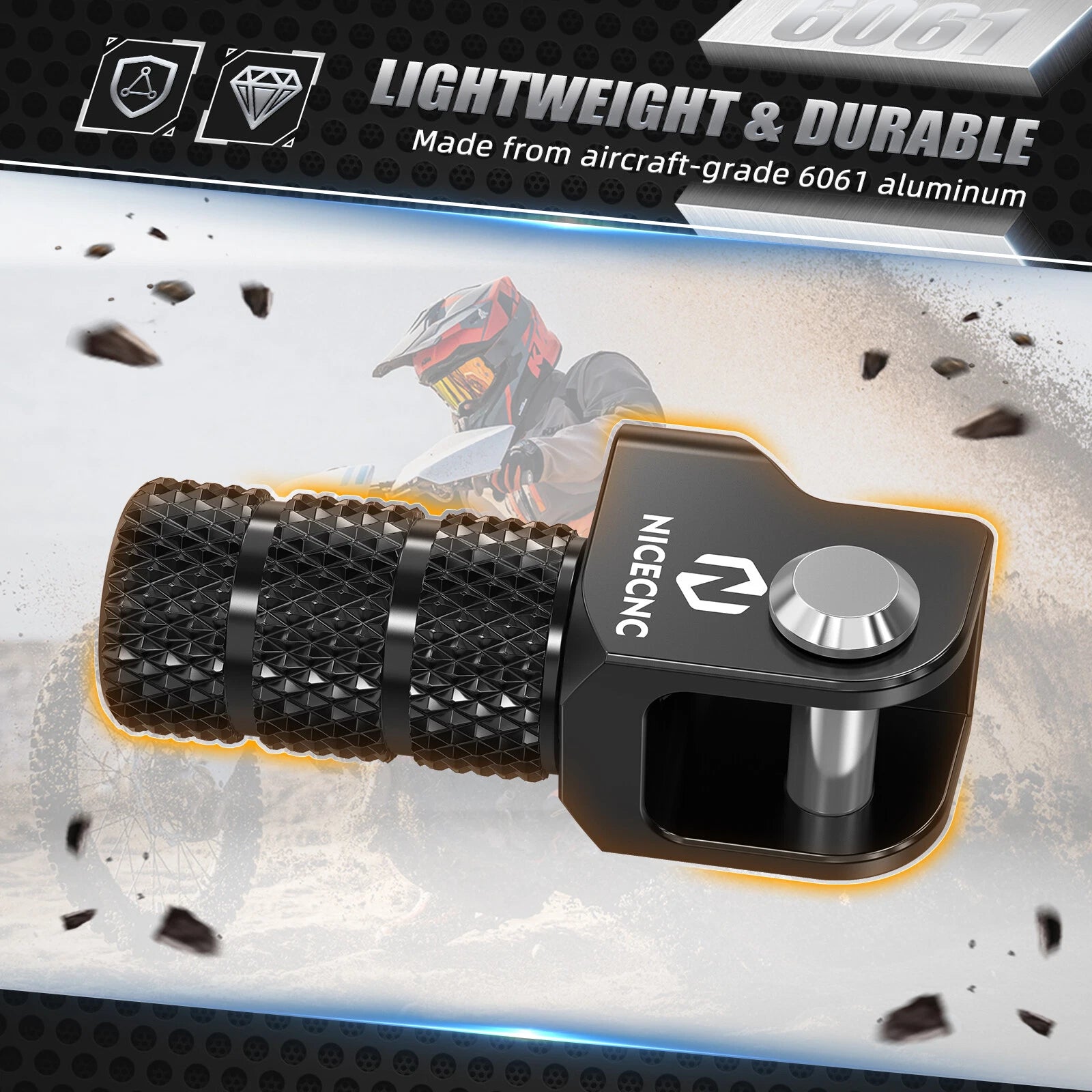 Adjustable Gear Shifter Lever Tip for Husqvarna 701 Enduro Supermoto (2016–2024)