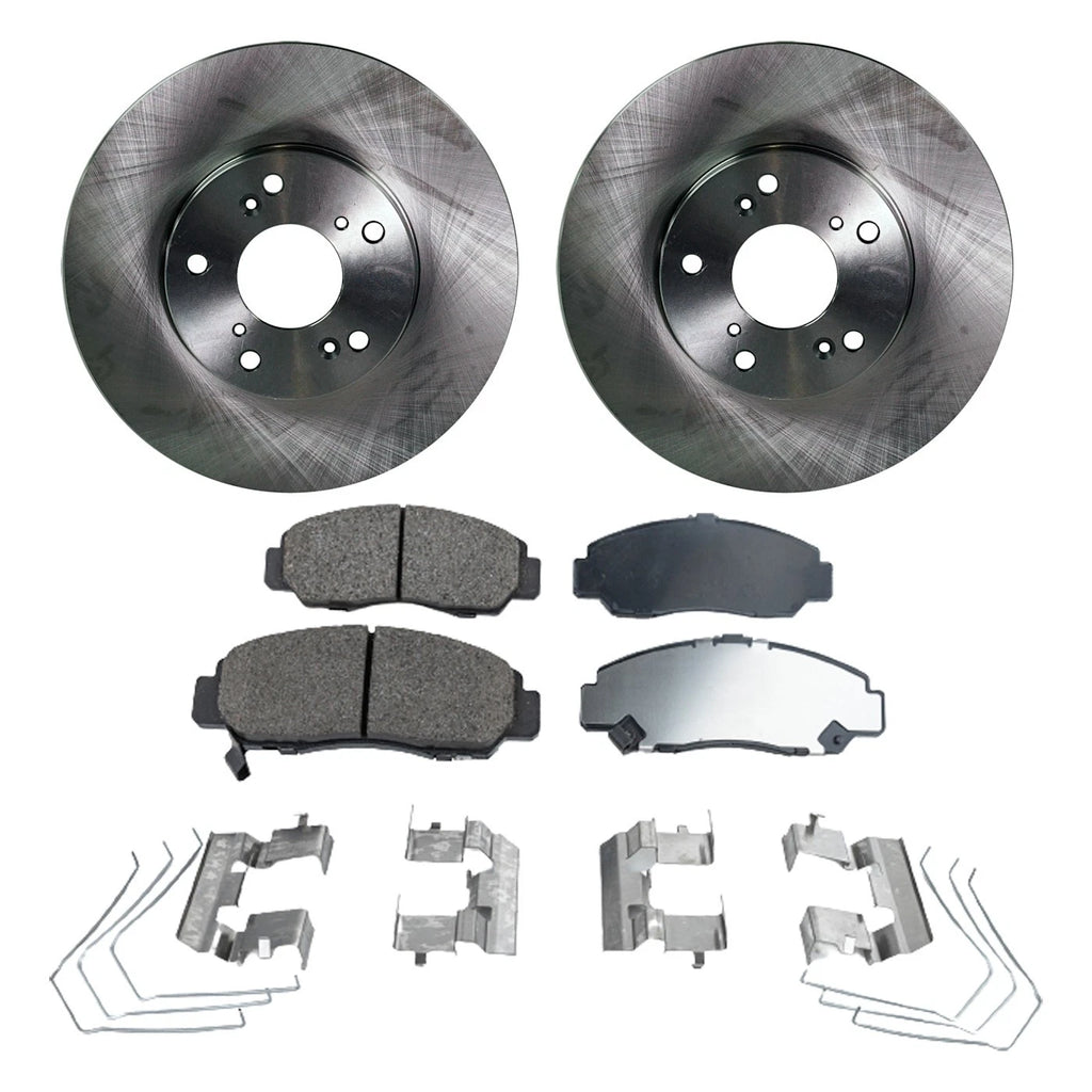 Disc Brake Rotor and Pad Kit for Honda Civic (2012–2015) Front 11.1 Inch
