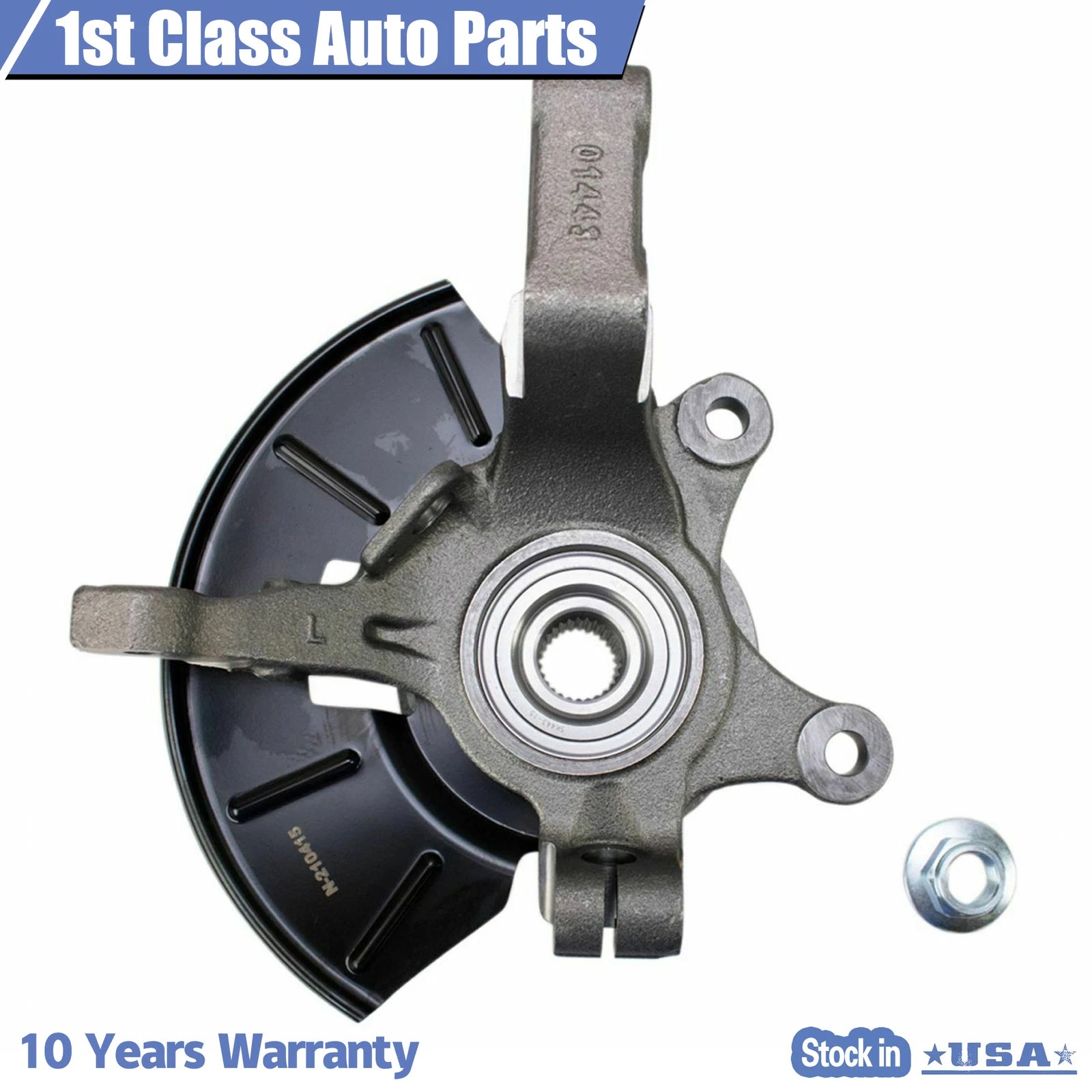 Left Wheel Hub Bearing and Steering Knuckle Assembly for Ford Mazda Mercury (2005–2012)
