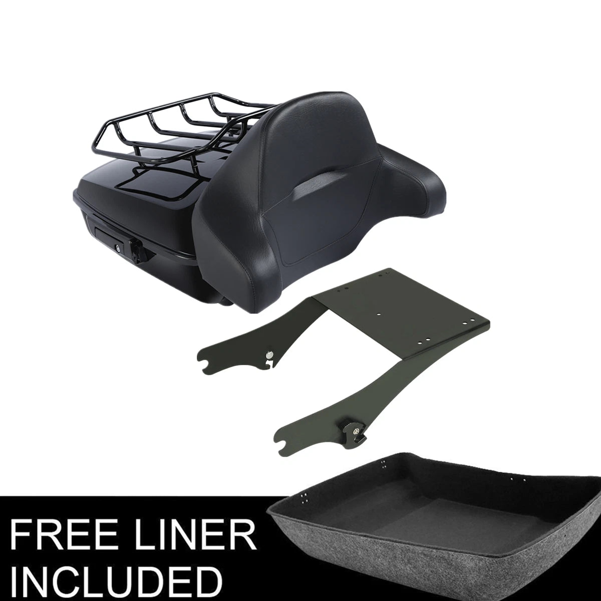 Trunk Pad Mount Rack for Harley Street Road Glide (1997–2008)