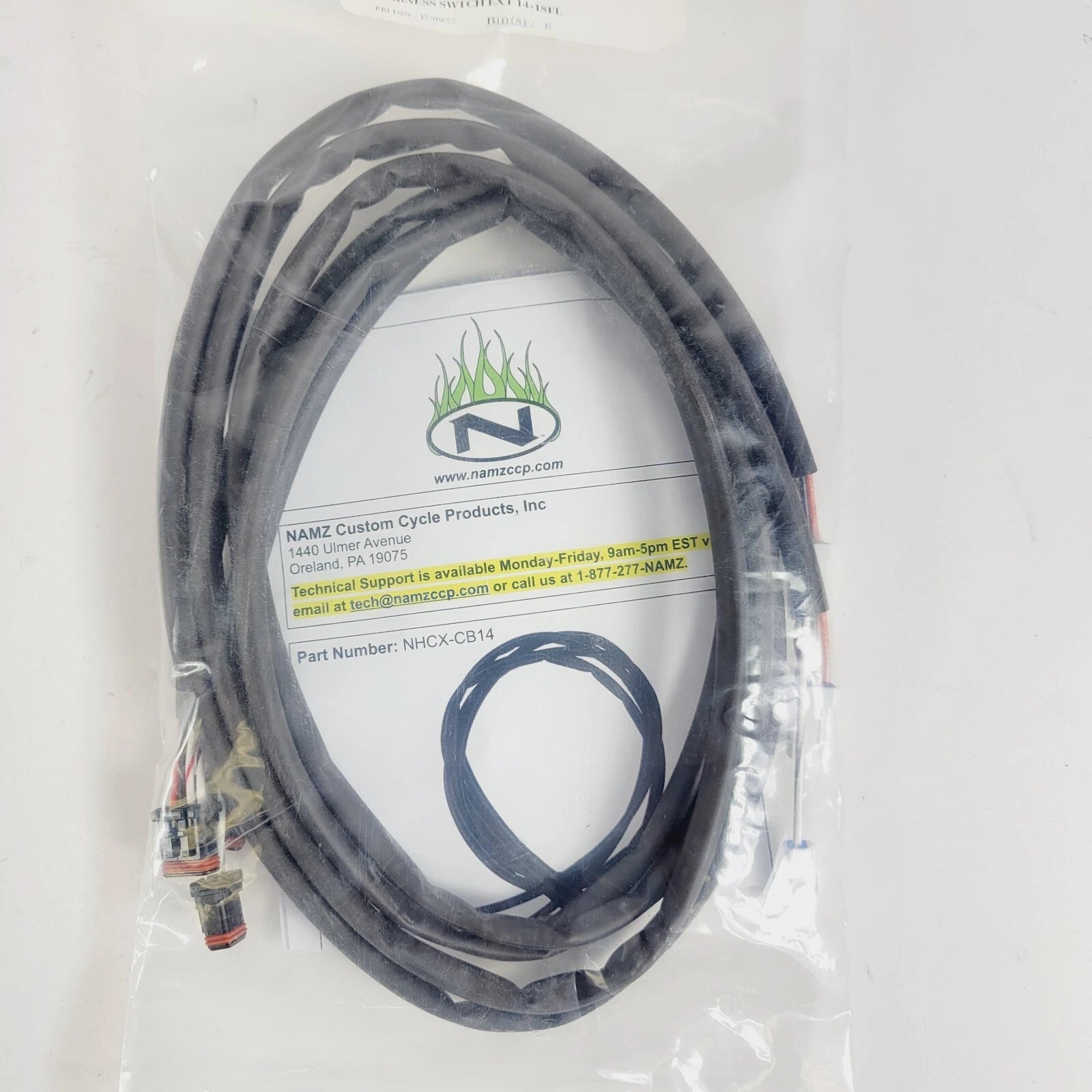 Extended Handlebar Harness Extension for Harley FLH/T (2014–2018) NHCX-CB14