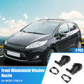 2 Pcs Front Windscreen Washer Nozzles with Gaskets for Ford 