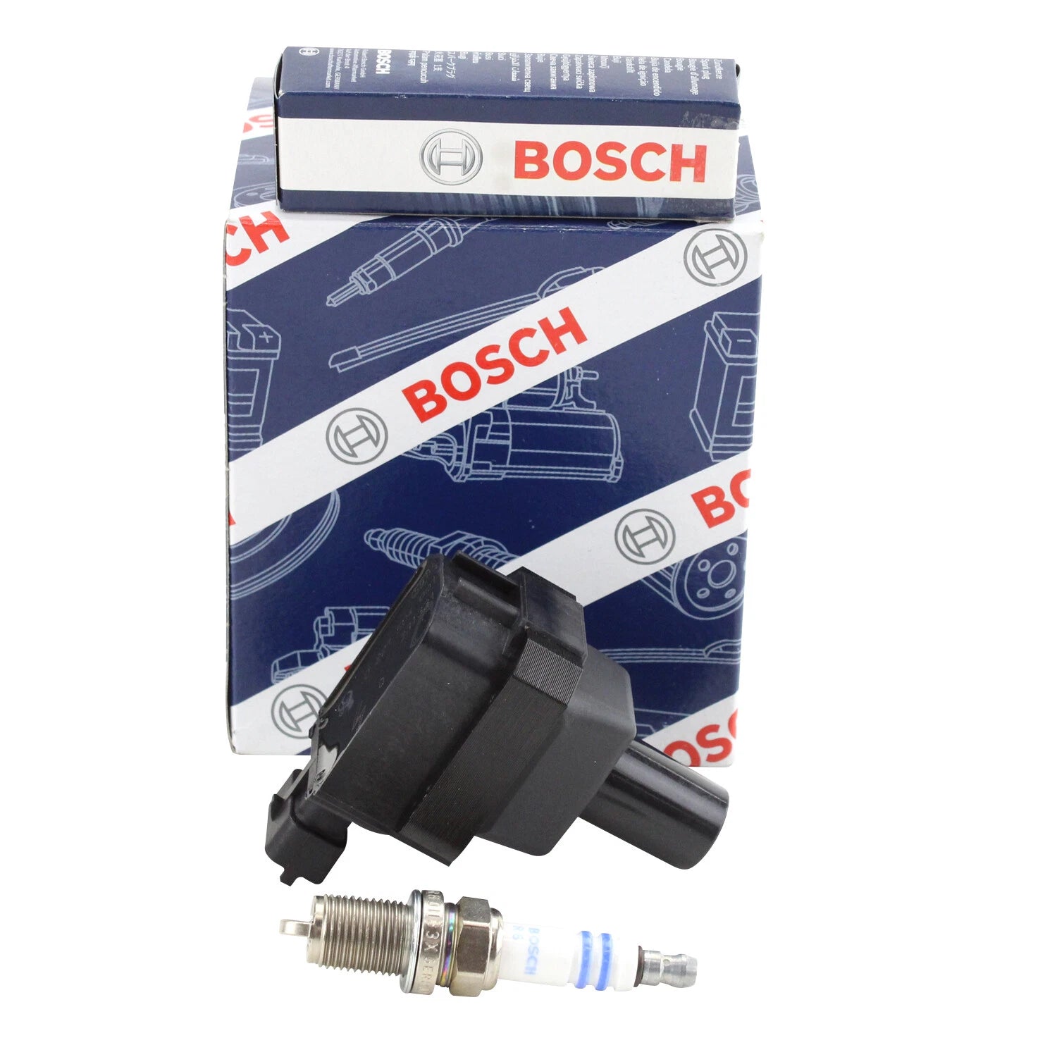 Set of 8 Ignition Coils & Double Iridium Spark Plugs for MB W140 S420 (1992–1999)