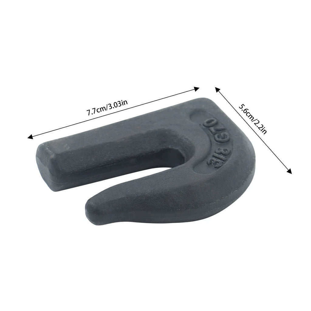 Set of 6 Weld On Grab Hooks for Heavy-Duty Applications (6600lbs Capacity)