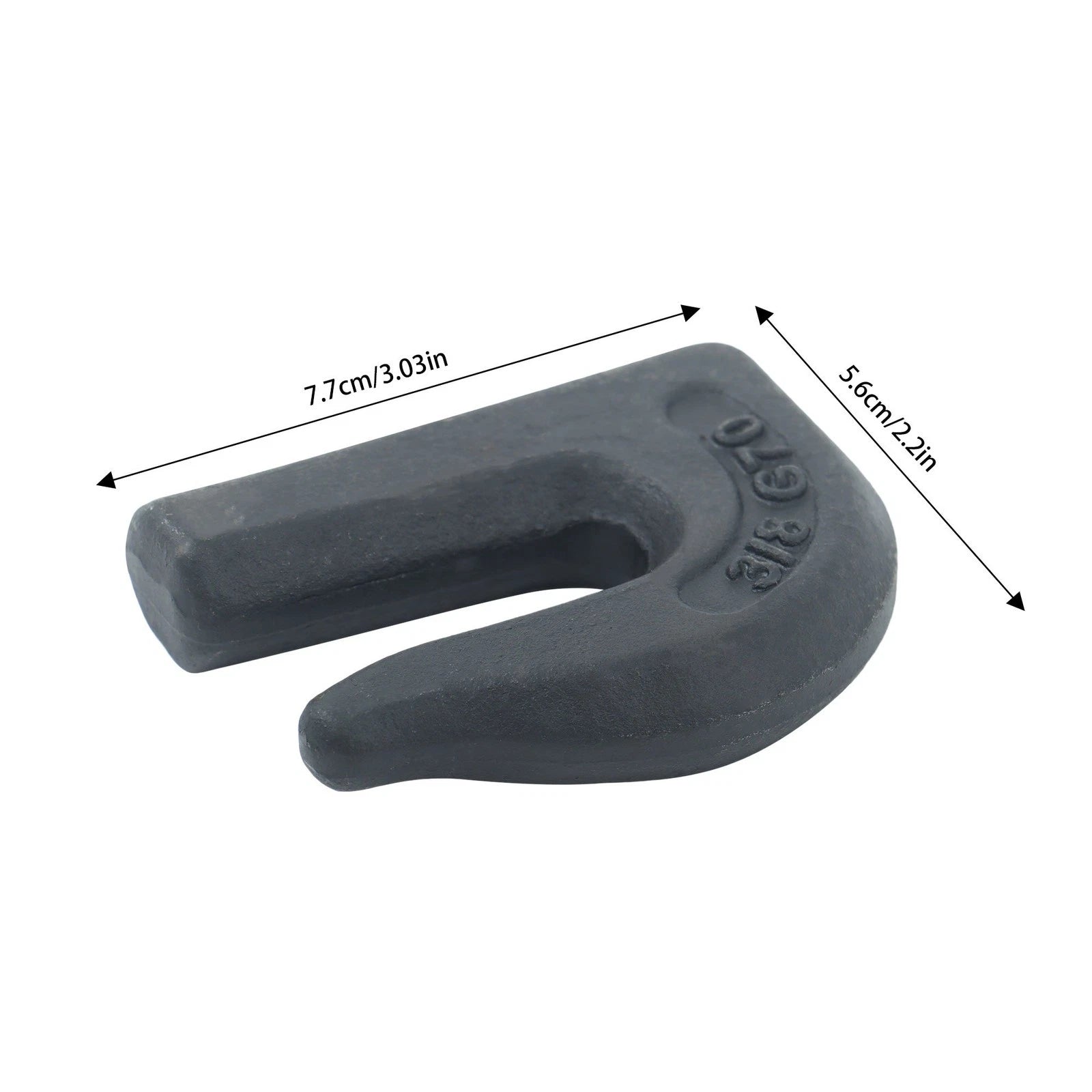 Set of 6 Weld On Grab Hooks for Heavy-Duty Applications (6600lbs Capacity)