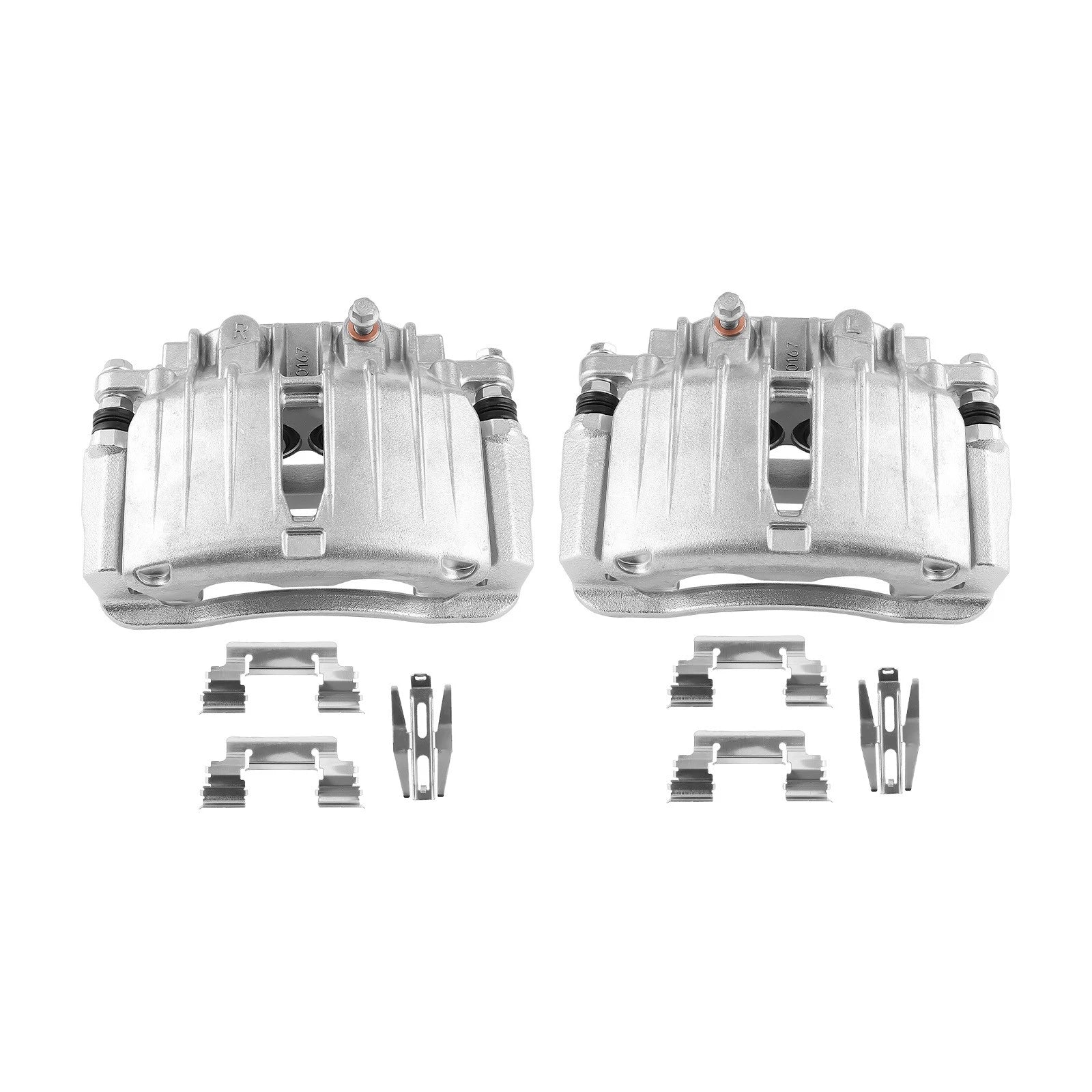 Rear L/R Brake Calipers for Chevrolet Silverado 1500 (2001, 2003–2006) Anti-Rust