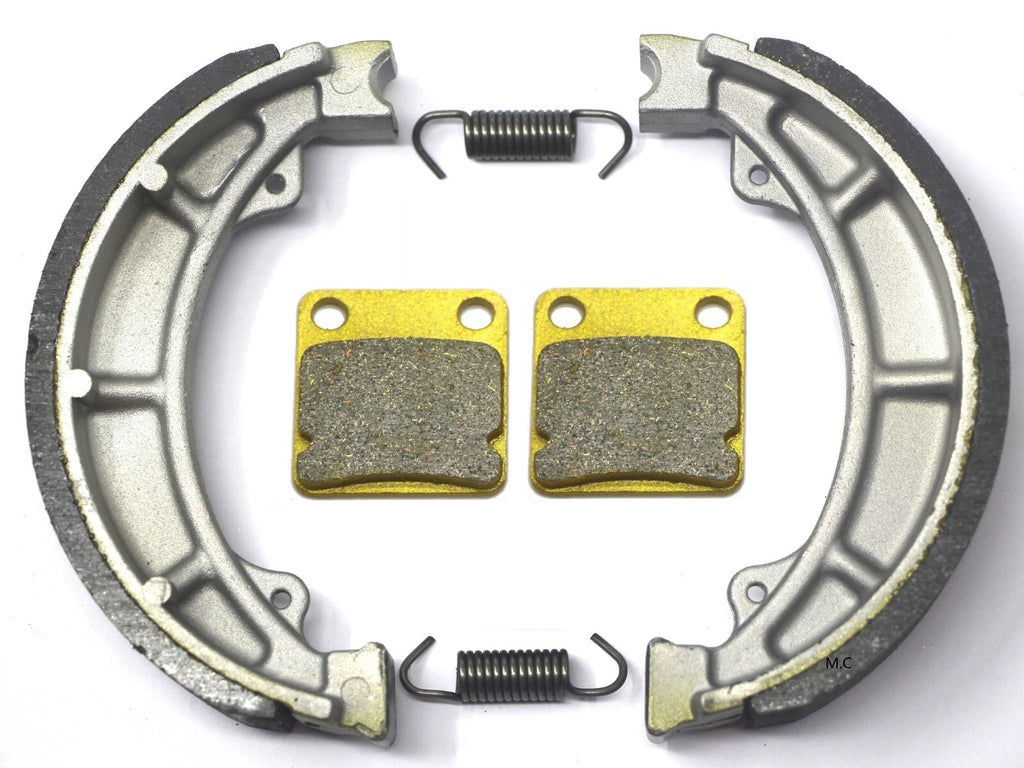 Front Brake Pads & Rear Shoes for Suzuki DR 200 (G/H/J/SET/SEV/SEW/SE/SEY/SEK)