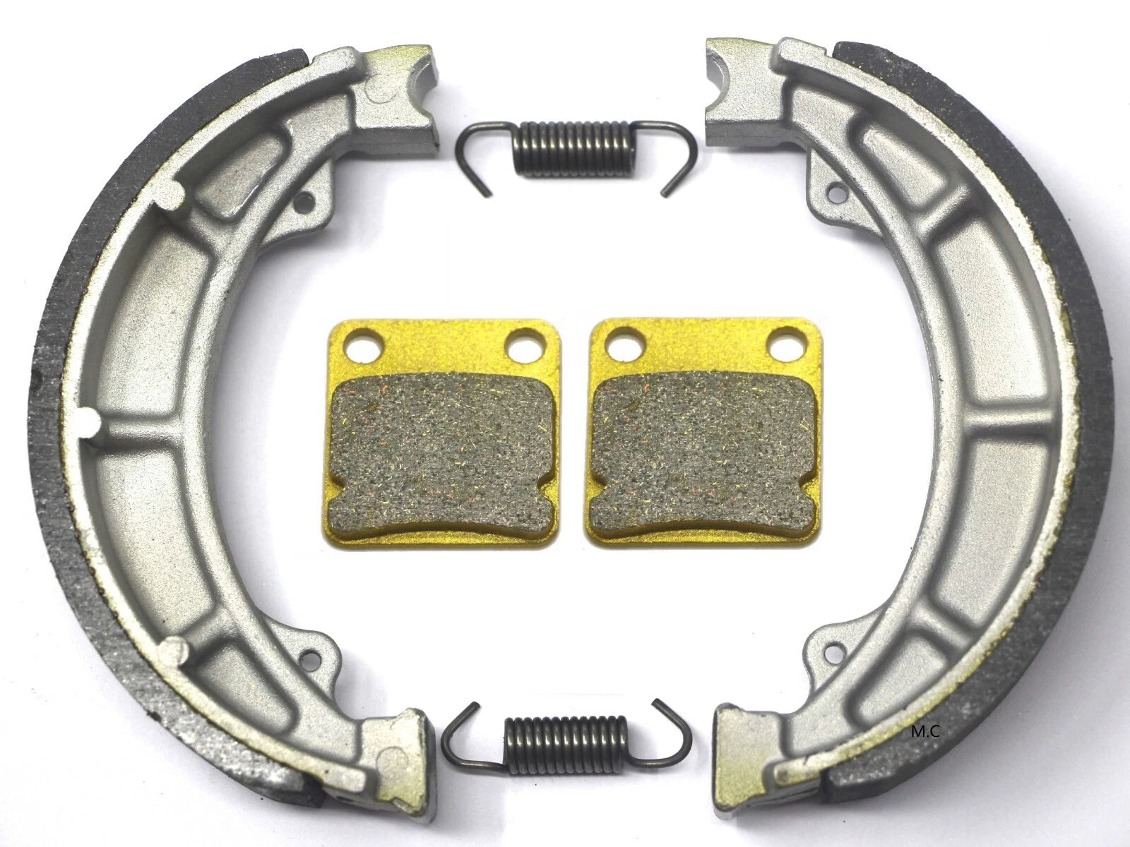 Front Brake Pads & Rear Shoes for Suzuki DR 200 (G/H/J/SET/SEV/SEW/SE/SEY/SEK)