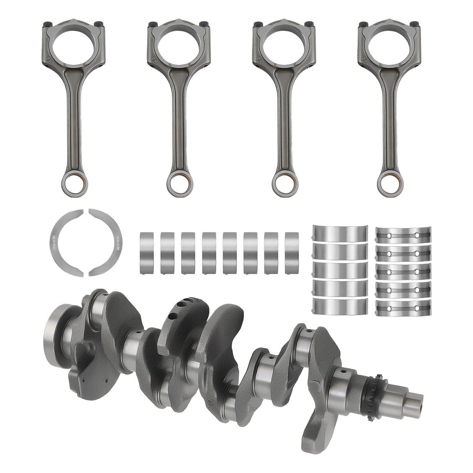 Set of 4 G4NA 2.0L Crankshaft Rods Bearings for Hyundai Veloster Elantra Kona (2017–2021)