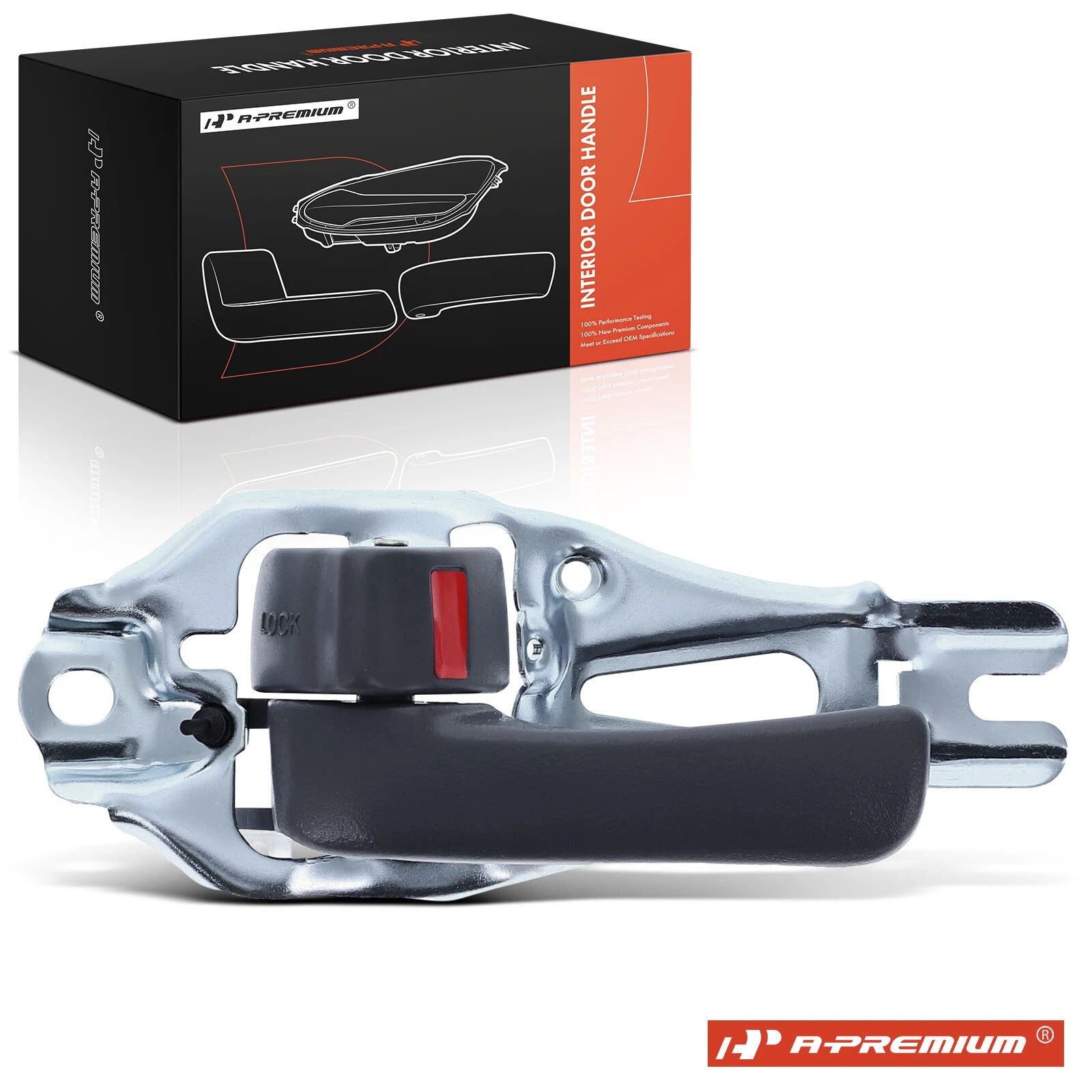 Front Left Gray Interior Door Handle for Toyota RAV4 (1996-2000)