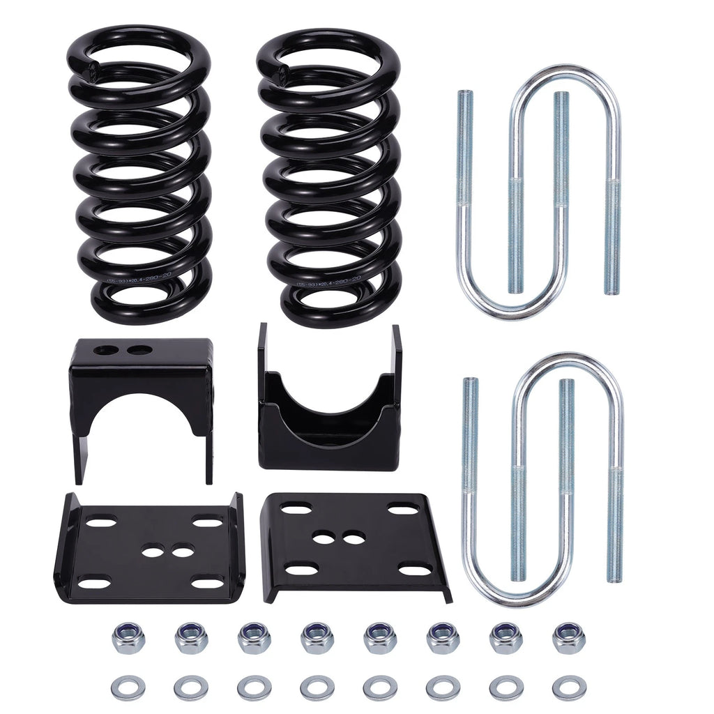 Front 3" Rear 5" Drop Lowering Springs Flip Kit for Chevy C10 GMC C15 (1973–1987)