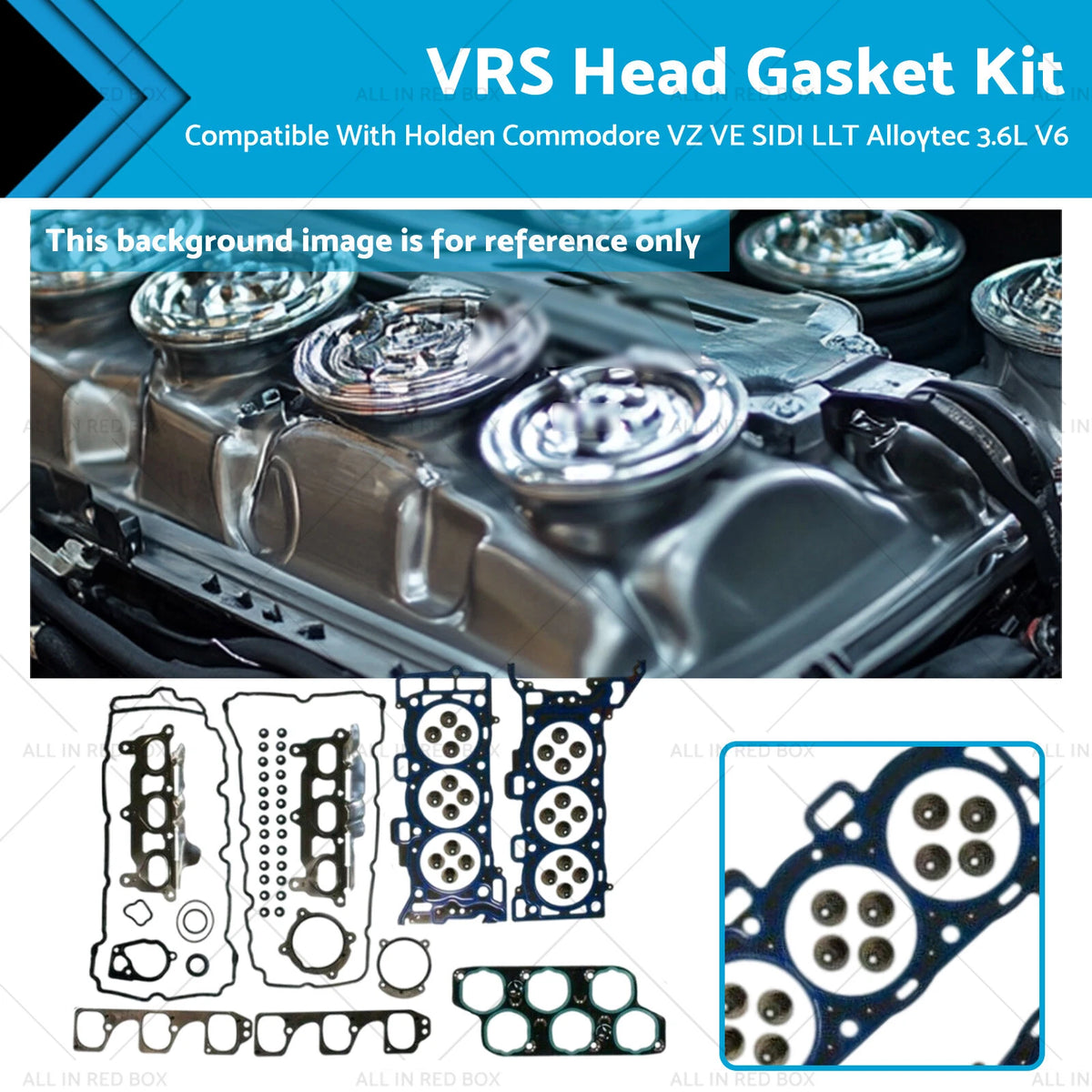 VRS Head Gasket Kit for Holden Commodore VZ VE SIDI LLT Alloytec 3.6 V6 (2005–2013)