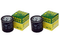 Set of 2 Fuel Filters WK716 OEM Mann for Mercedes Benz W123 W126 (1976–1985)