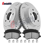 288mm Front Brake Rotors & Pads for Jeep Liberty (2002–2007)