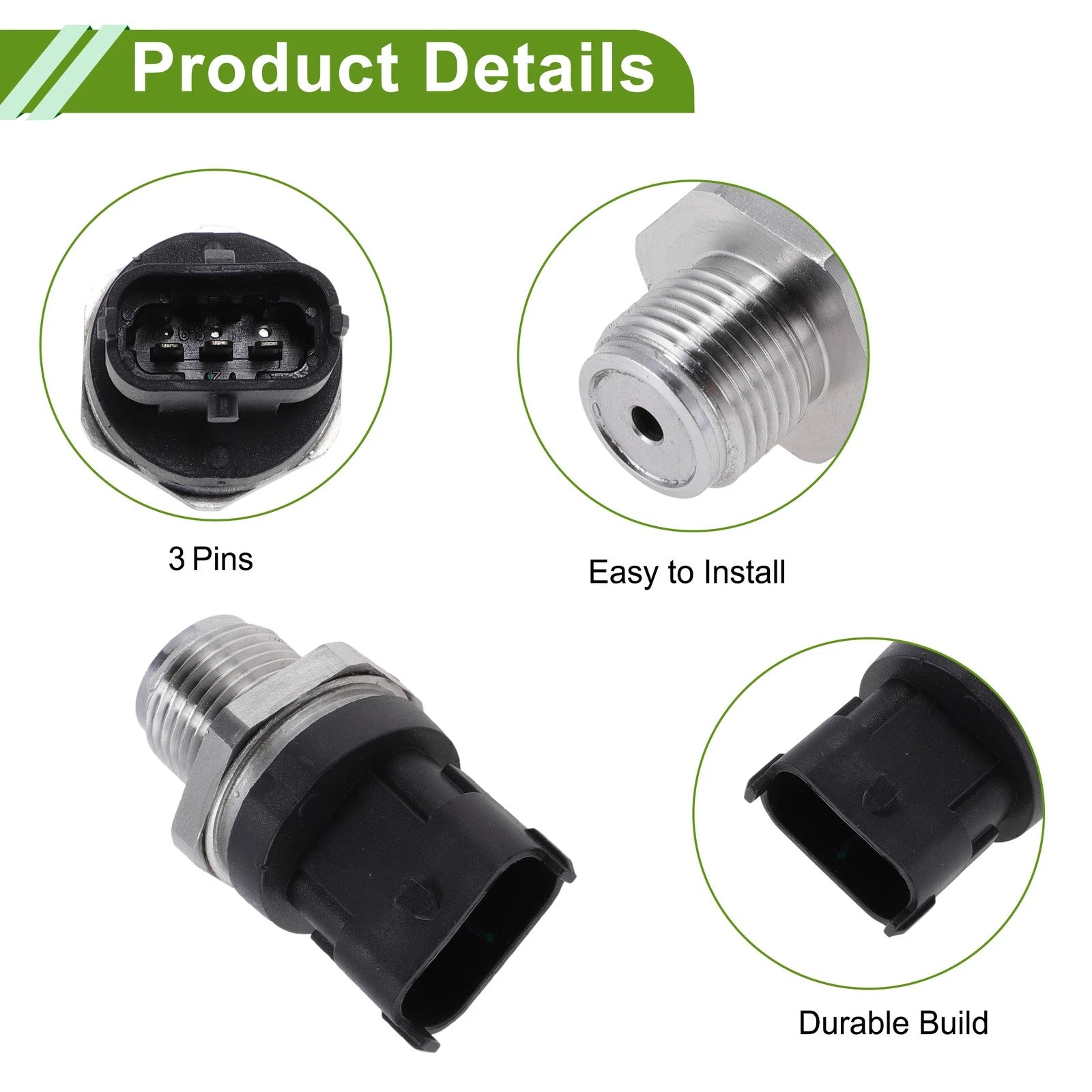 Fuel Injection Pressure Sensor No.0281002534 for Chevrolet Silverado 2500 3500 