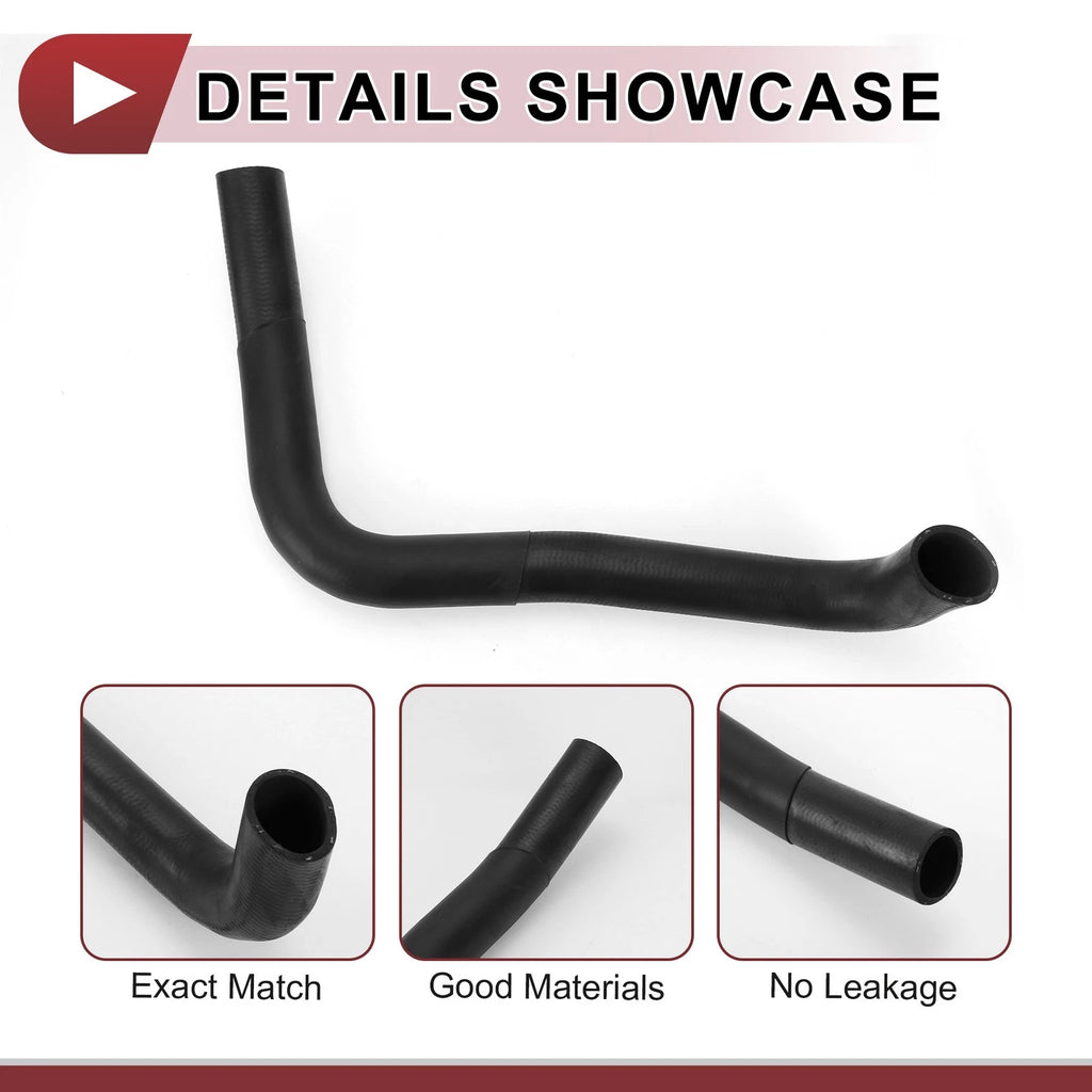 Radiator Coolant Hose for Lexus LS400 (1990–1994) No. 1657250020 Rubber Black