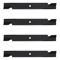 Set of 4 Notched High-Lift Mower Blades for Exmark (Replaces 1-633483)