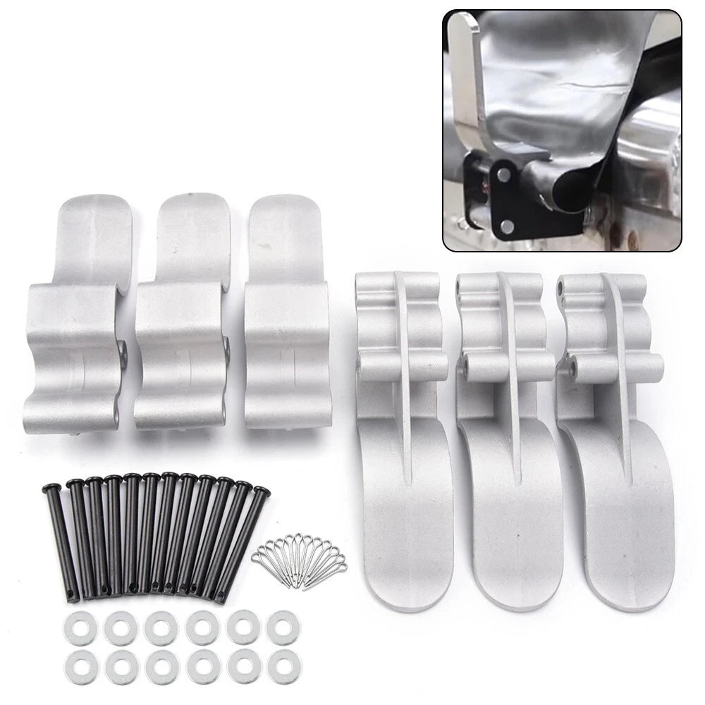 6x Aluminum Tarp Stop Upright Kit for Trucks