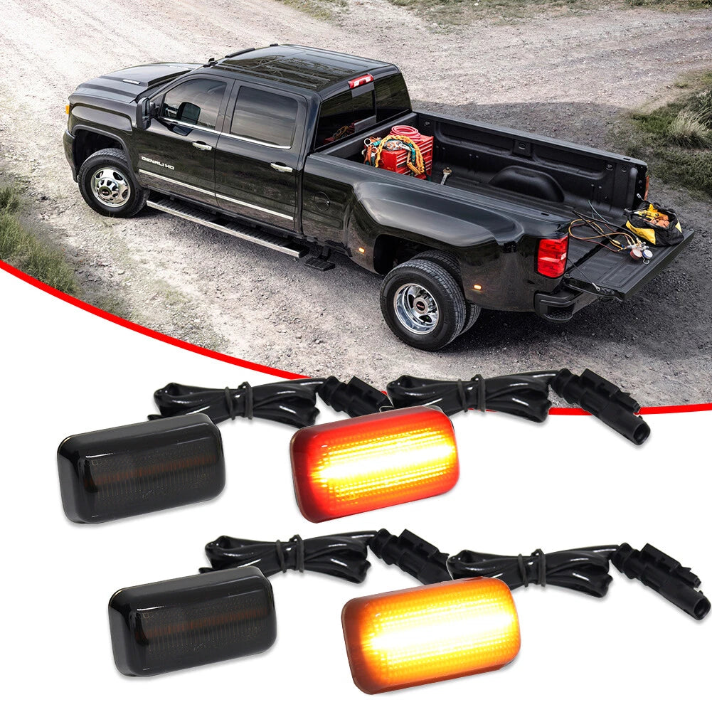 LED Fender Side Marker Light for Chevy Silverado Sierra 2015–2015