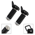 2X Tie Down Anchor D-Ring 1" Black for Polaris RZR 570 800 900 1000