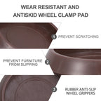 Caster Cups for Any Floor Type (Pack of 8)