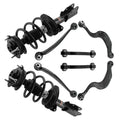 Front Complete Struts & Rear Control arms for 2013-2016 2017 GMC Acadia Traverse