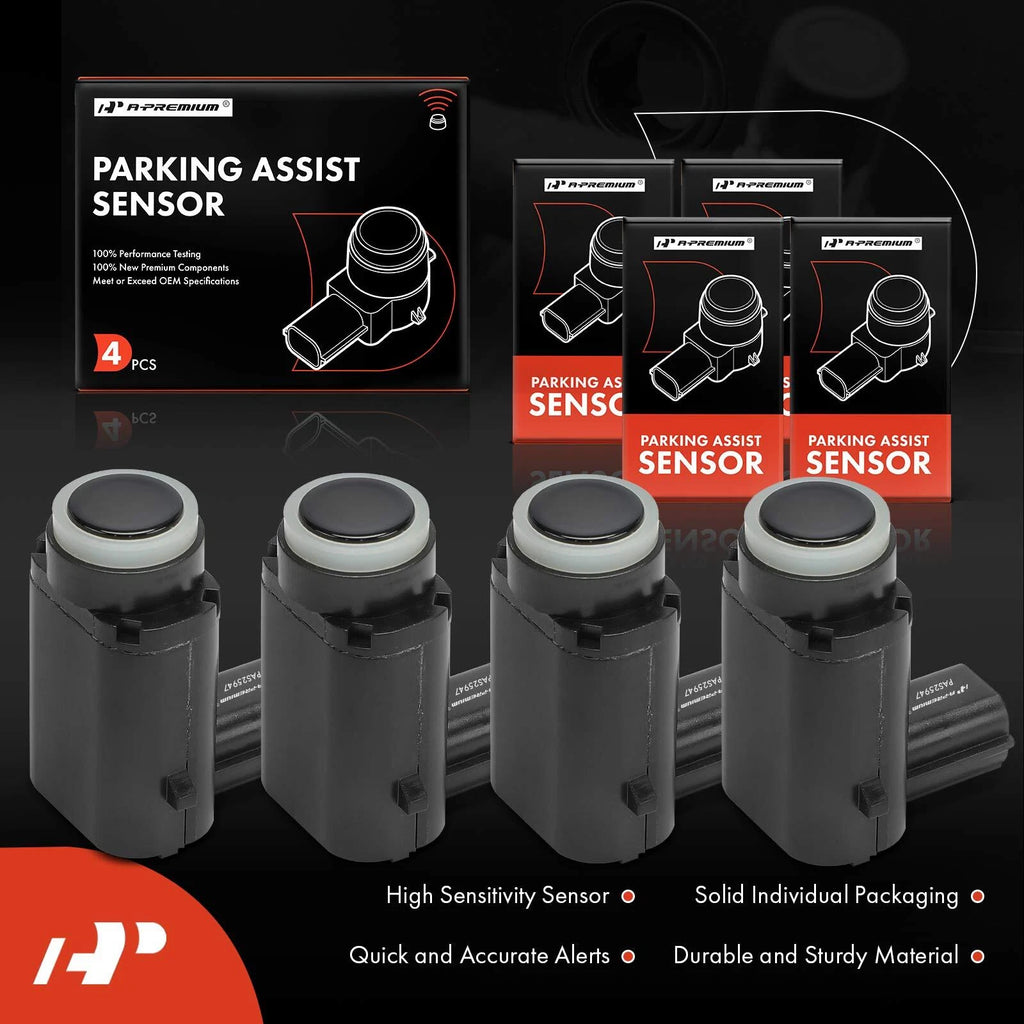 Set of 4 Backup Parking Assist Sensors for Chevy Malibu (2013–2019)