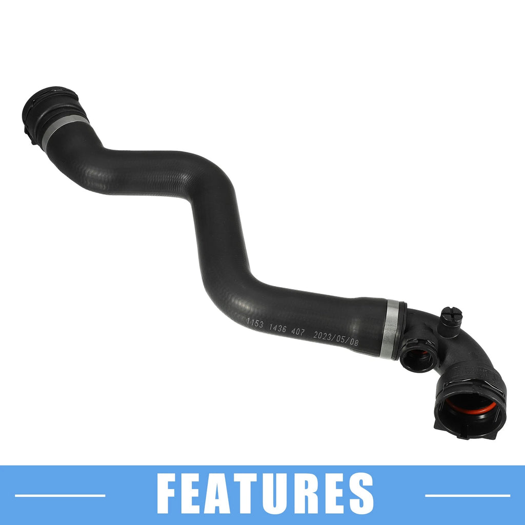 Radiator Coolant Hose No. 11531436407 for BMW 316Ci (2000–2005) Rubber