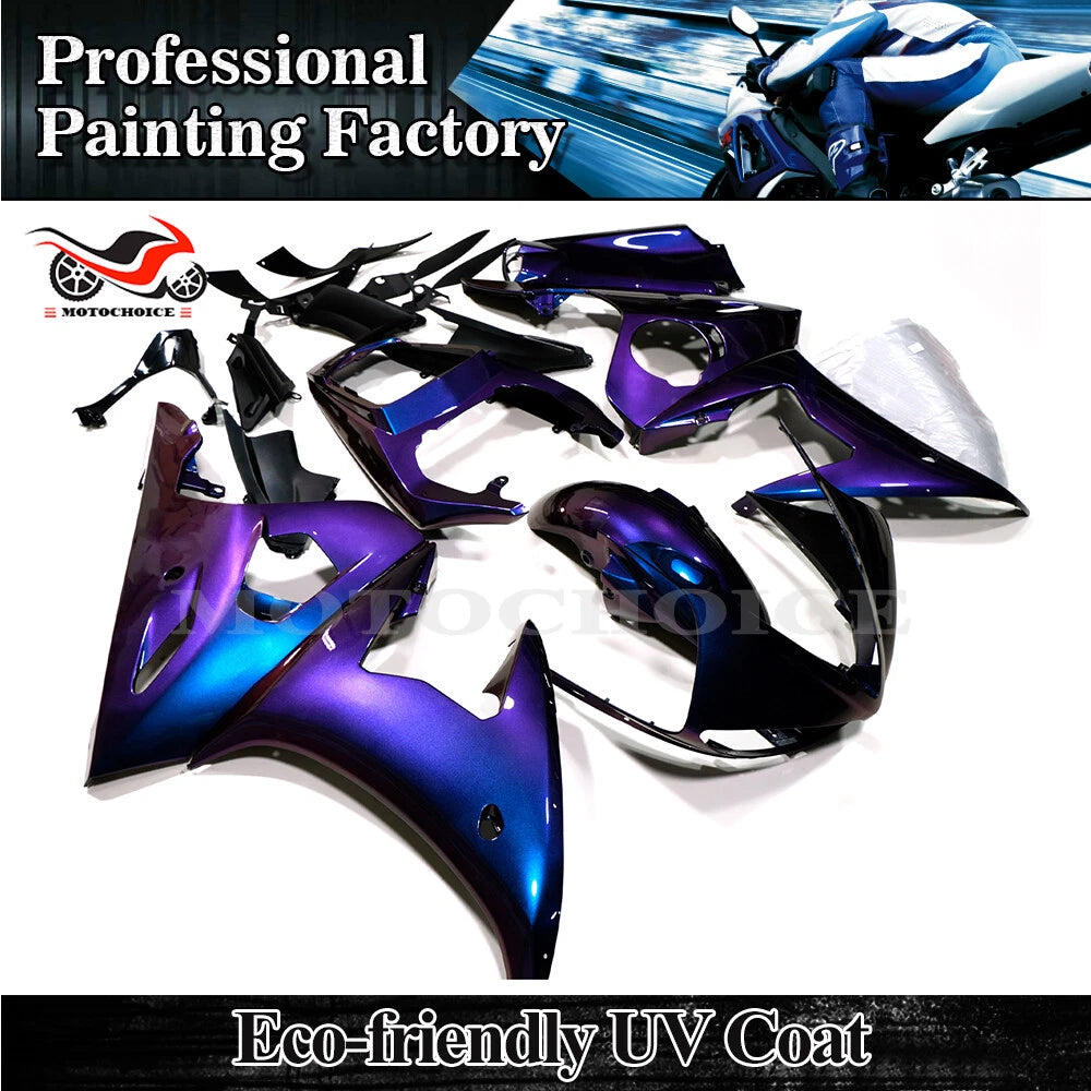 Fairing Kit for Yamaha YZF R6 R6S (2003–2009) Chameleon Blue Purple