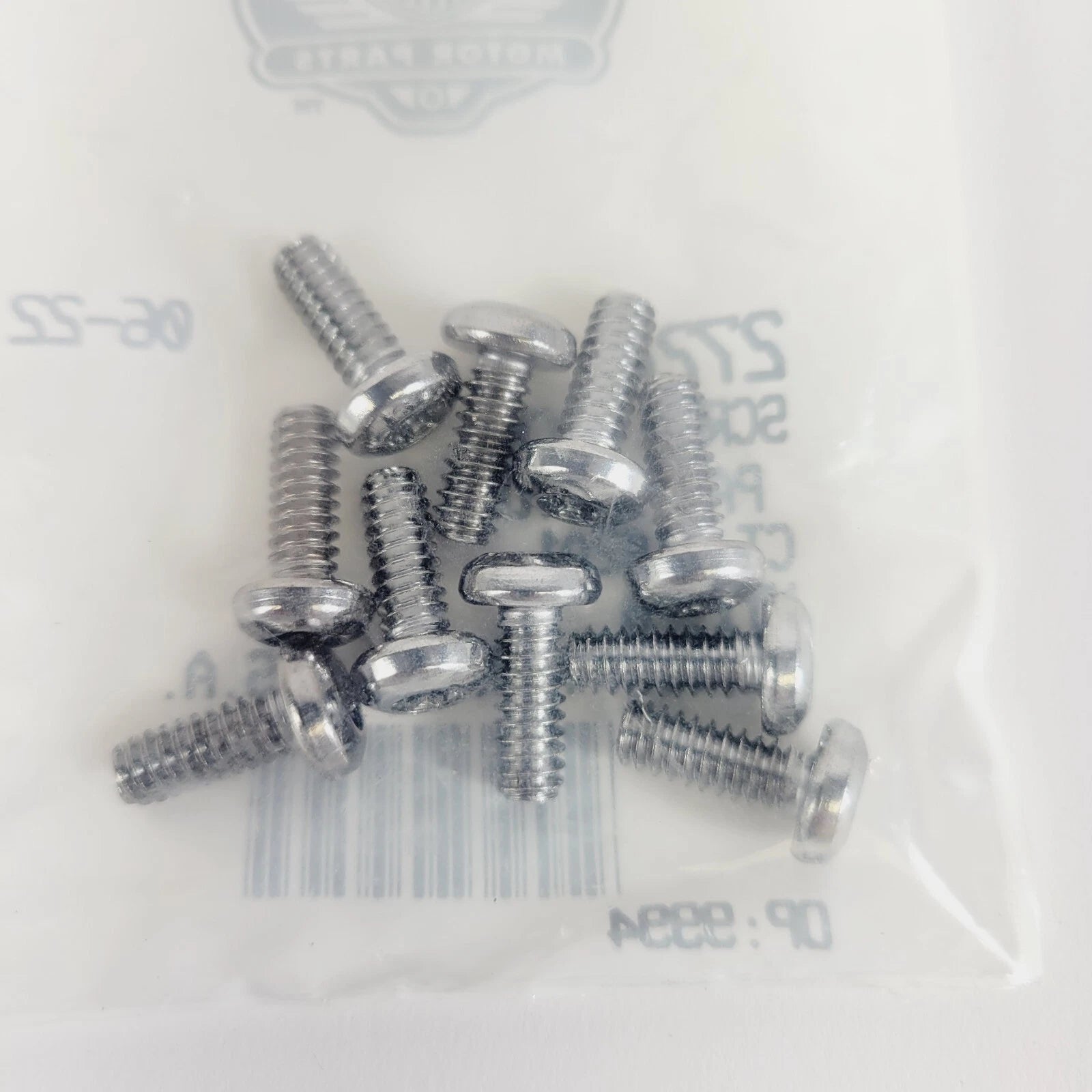 10 Pack Screw No. 10-16 X 1/2 Grade 2 Chrome for Harley-Davidson