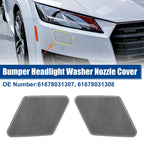 1 Pair Headlight Washer Nozzle Cover Cap for BMW 325i (2006–2013)
