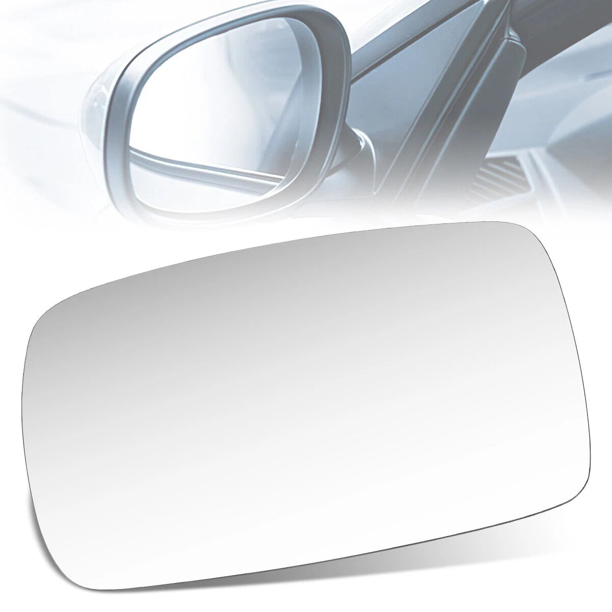 Side View Door Mirror Glass for Mystique Contour (1995–2000) - Flat Lens, Left
