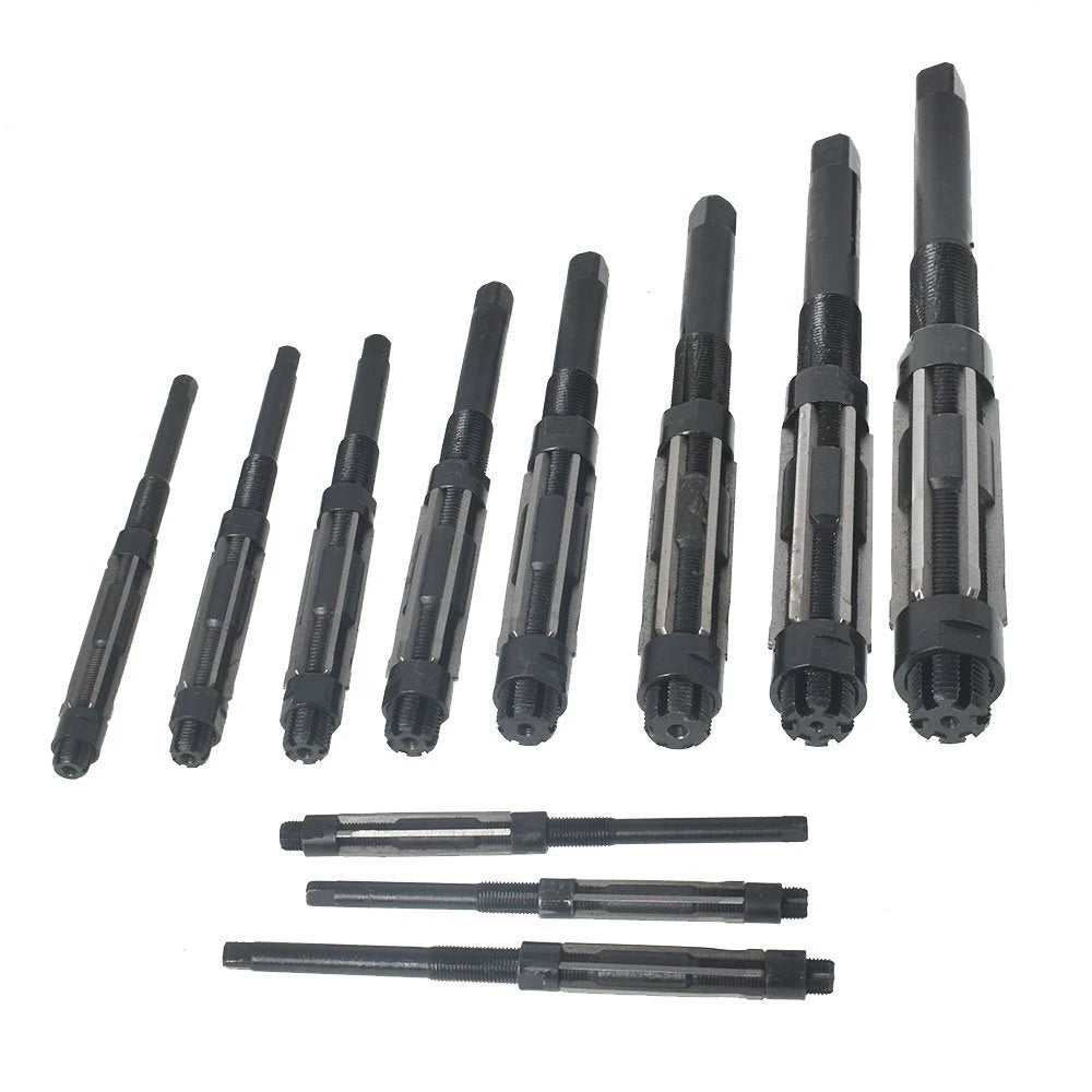 Set of 11 Adjustable Hand Reamers for Automotive Use