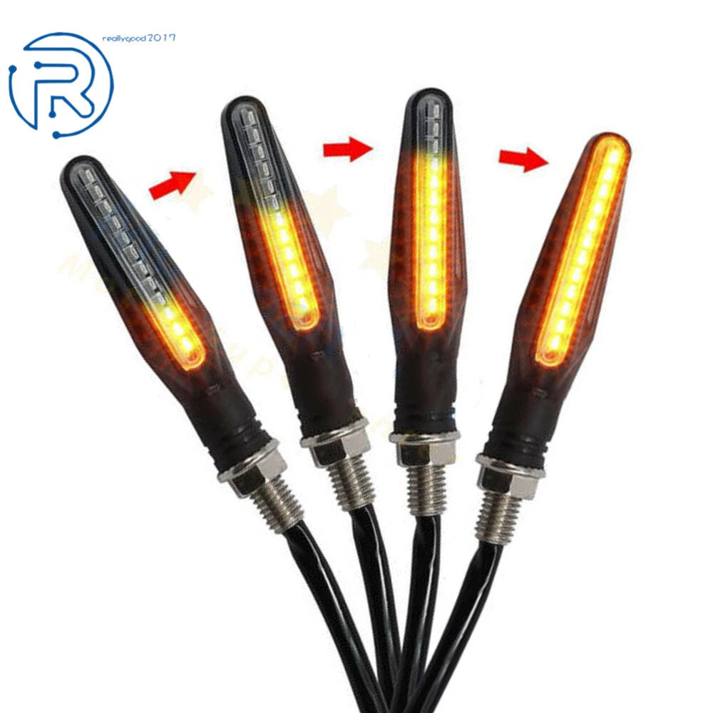 2X LED Turn Signal Indicator Blinker for Universal Motorcycle