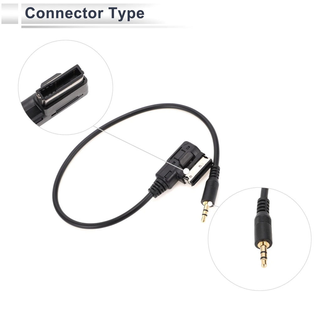 Audio Aux Adapter Cable for Audi AMI to AUX Car (2010–2023)