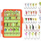28PCS Weighted Head Jig Hooks for Bass Pike Saltwater Fishing