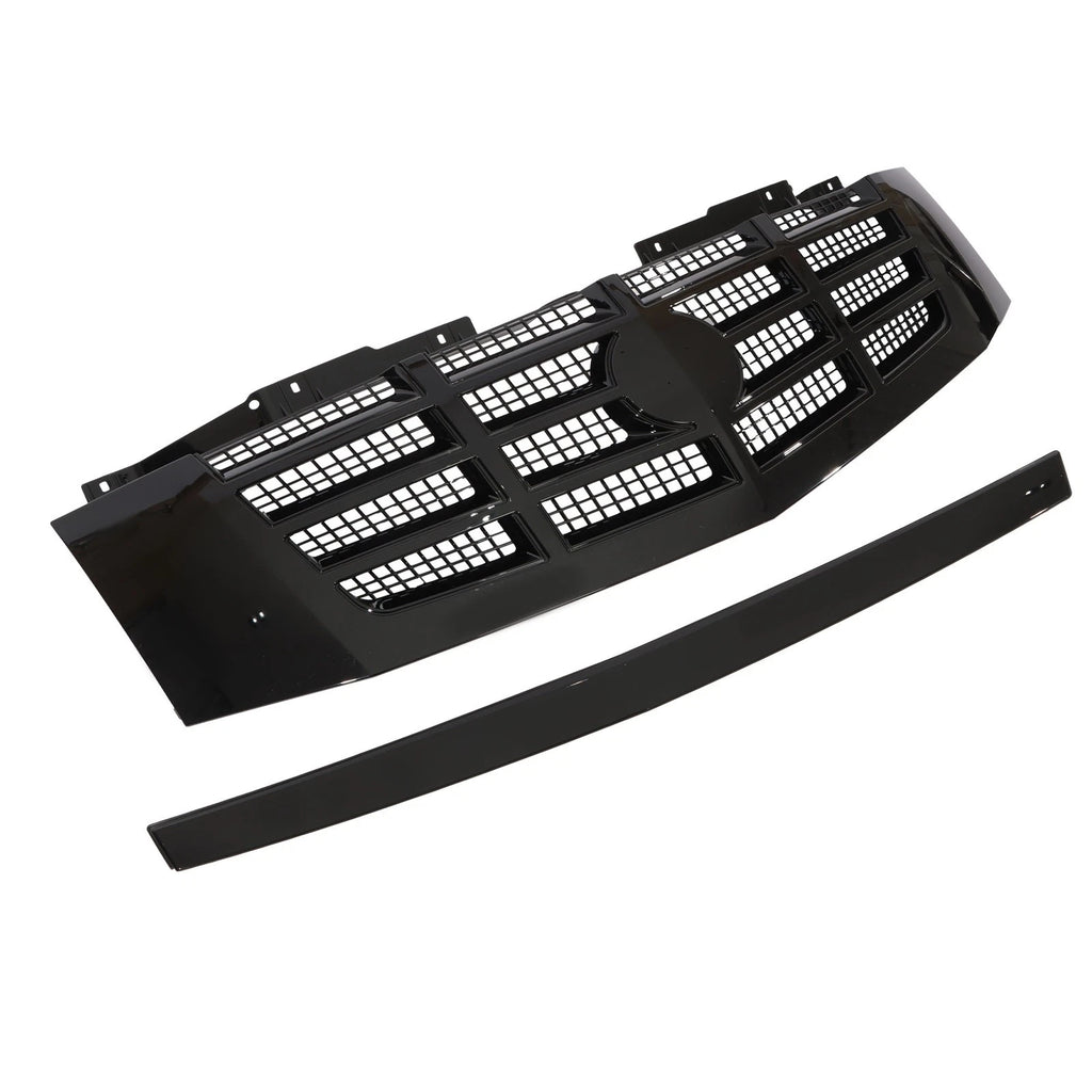 Front Bumper Grille for Cadillac Escalade (2007-2014) Gloss Black